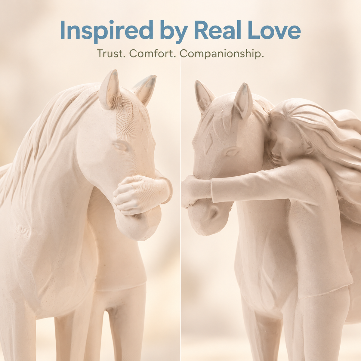 Horse Figurine White