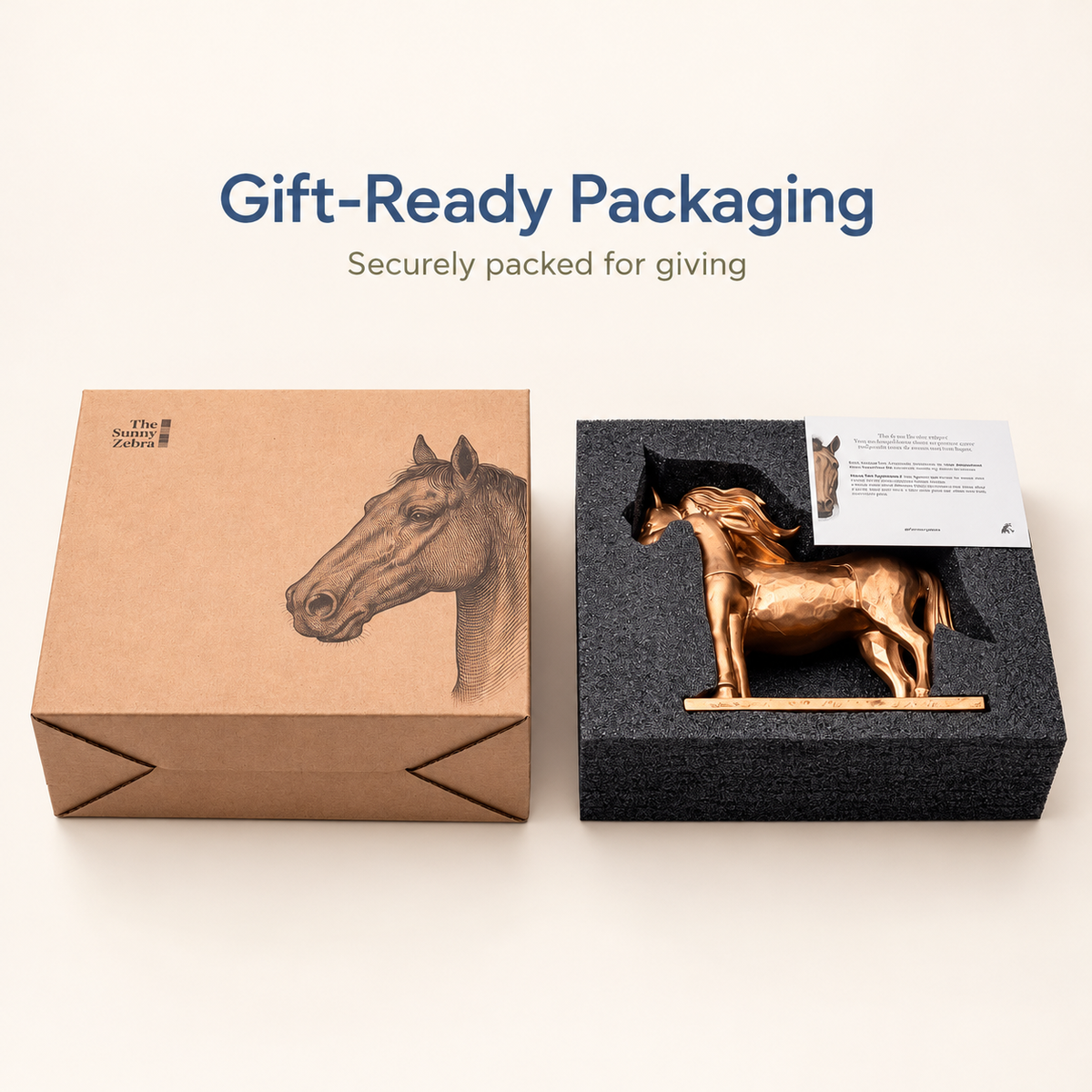 Horse Figurine Bronze